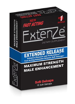 a box of extenze pills